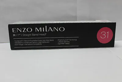 $22.95 • Buy Enzo Milano 31 / 1 1/4  / Dual Voltage Enhanced Ceramic Straight Barrel Head New