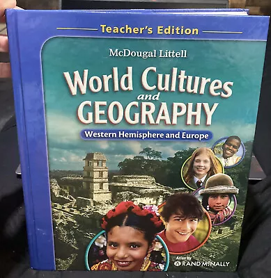Teachers Edition MCDOUGAL LITTELL World Cultures And Geography Western Hemispher • $109