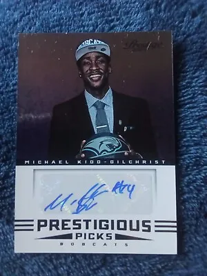 MICHAEL KIDD-GILCHRIST 2012-13 Prestige PRESTIGIOUS PICKS AUTO #46 Bobcats • $8.48