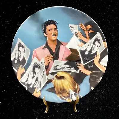 Elvis Presley Looking At A Legend Collectors Plate 8.5”W • $16.20