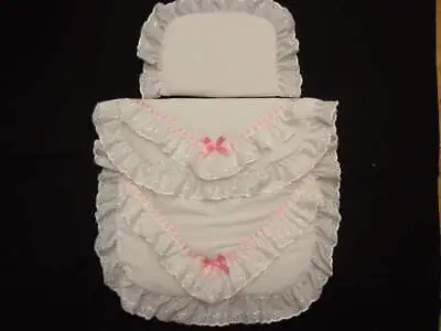 Baby Beautiful  Pram  Quilt And Pillow Set • £29.99