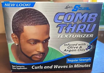Luster's Comb Thru Texturizer Regular Strength Curls & Waves In Minutes Kit NIB • $6.99