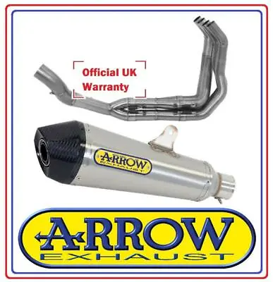 KAWASAKI Z750 2013 13 Arrow Full Road Exhaust + Steel/Carbon X-Kone Silencer • $1177.63