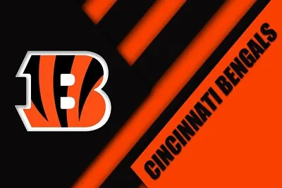 Cincinnati Bengals NFL Team Football Home Decor Art Print Poster LARGE 36 X24  • $25.99