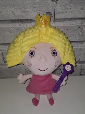 TALKING PRINCESS HOLLY 10  Soft Plush Doll BEN AND HOLLY'S LITTLE KINGDOM Vgc • £6.50