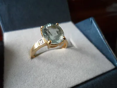 £1399.99 • Buy 100% Genuine 18k Paraiba Tourmaline Diamond Ring 2.08ct Eye Clean Gem.