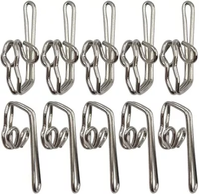 Curtain Hooks Metal 30501005001000 • £30.08