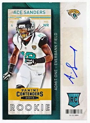 $2.95 • Buy 2013 Contenders Football Rookie Ticket Autograph Auto SP Rc - You Pick