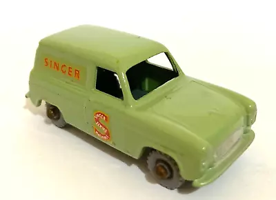 Original Vintage Moko Lesney Matchbox 59a - Ford Thames Van - 'SINGER'. (GPW). • £29.99