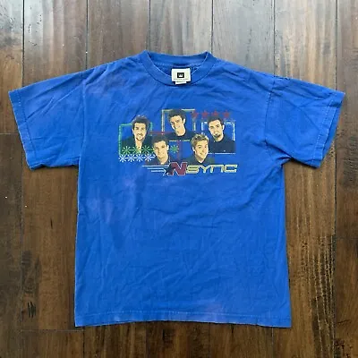 VTG 1999 NSYNC Band Tour Tee Shirt Winterland Concert Justin Timberlake 90s Rap • $45