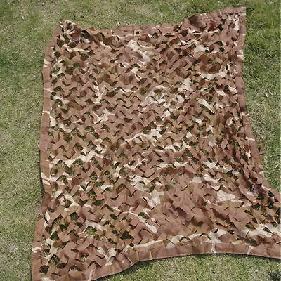 1x1m Desert Camouflage Netting Camping Military Hunting Sunshade Camo Army Net • $8.54