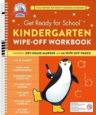 $14.91 • Buy Kindergarten Wipe-off Workbook : Includes A Dry-erase Markers And 64 Wipe-off...