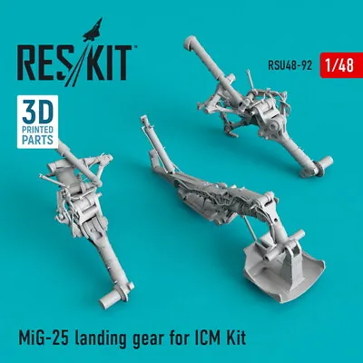 Reskit RSU48-0092 MiG-25 Landing Gear 1/48 • $12.90