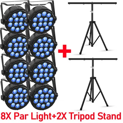 140W RGBW 14LED Par Can Wash Light DMX Party DJ Lights Disco Show Stage Lighting • $249.99