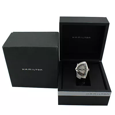 Hamilton Ventura H245150 Brown Skeleton Dial Automatic Wristwatch W/Box #WB680-3 • $267