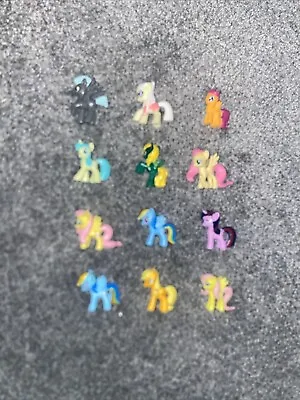 My Little Pony G4 Mini Figure Movie Cake Toppers Bundle X 12 • £13.99