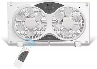 BEYONDBREEZE 9  Blades Twin Window Fan 3-Speed 3-Function Expandable Dual Fan • $44.64