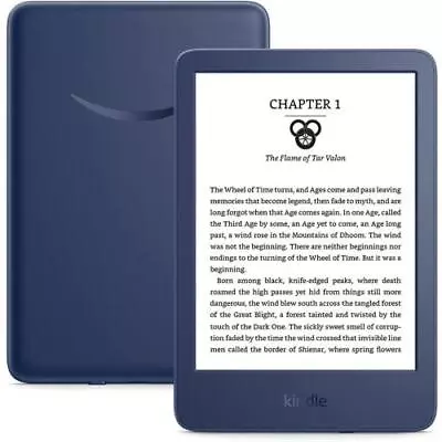 Amazon Kindle Touch (11th Gen) EReader -  6   16GB  (Denim) -USB-C Charging • $208.75