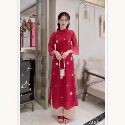 Vietnamese Traditional Ao Dai For Women Ao Dai For Women Ao Dai Viet Nam • $45