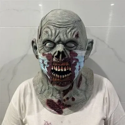 £19.19 • Buy Halloween Horror Doctor Zombie Walking Dead Mask Realistic Costume Masquerade