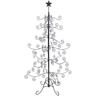 $84.95 • Buy Noelle Indoor Black Metal Christmas Ornament Tree - 5 Ft By Sunnydaze