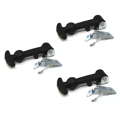 (3 Pack) Hood Hold Latch Kits S8390 W/ Galvanized Steel Hardware & T-Handle Grip • $21.99