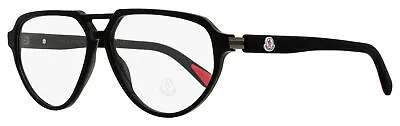 Moncler Pilot Eyeglasses ML5162 001 Black 57mm • $99