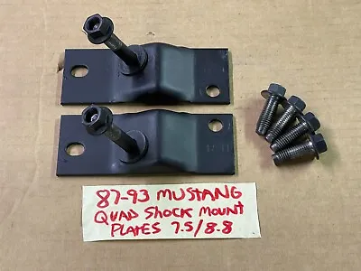 87-93 Ford Mustang 8.8 Axle Quad Shock Brackets Quadrant Shocks Mount Factory OE • $109.99