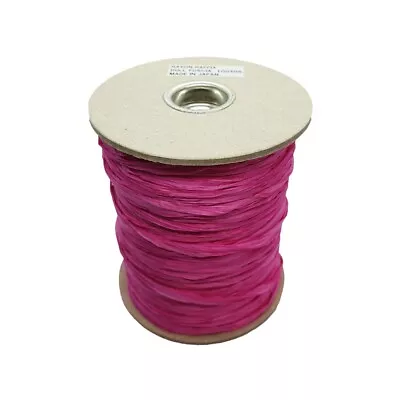 Alphy & Becs 100 M Rayon Raffia Spool Rayon Fucsia • £5.10