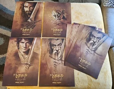 The Hobbit IMax Movie Posters 13.5 X19.75  Set (4) Lot (2) Vintage 2001 • $29.99