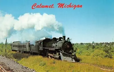 $9.95 • Buy Keweenaw Central Railroad Steam Train, Calumet, Michigan C1960s Vintage Postcard