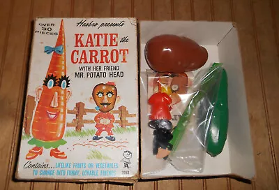 Vintage 1960's Hasbro Katie The Carrot Mr Potato Head Cooky Cucumber Parts Lot • $9.99