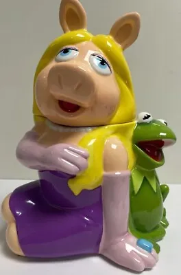 Miss Piggy & Kermit Cookie Jar No Box • $75.49