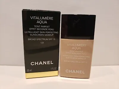 Chanel ~ Vitalumiere Aqua ~ Ultra Light Skin Perfecting Sunscreen~121 ~ NIB  • $49.99