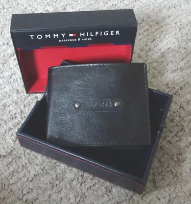 £16 • Buy Tommy Hilfiger ~ Wallet & Valet & Pass ~ 100% Quality Leather ~ Black  