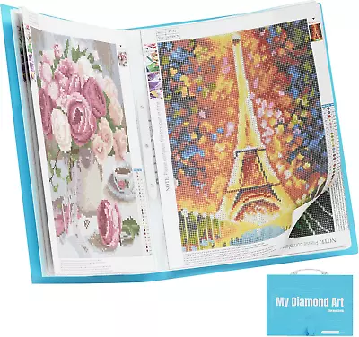 ARTDOT A2 Storage Book For Diamond Painting Kits Diamond Art Portfolio Folder • £29.06