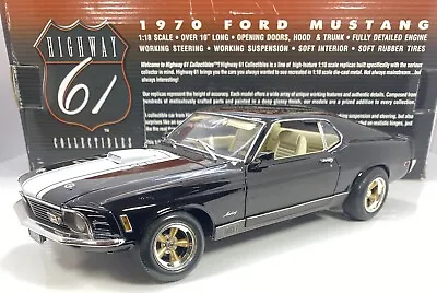 Highway 61 1/18 Scale 1970 Ford Mustang VERY LIMITED And DETAILED • $189