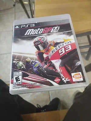 MotoGP 14 (Sony PlayStation 3 2014) PS3 Complete TESTED CIB BANDAI Racing • $20