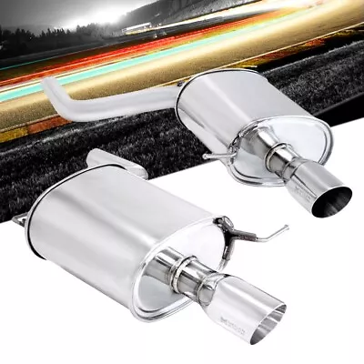 Megan Stainless ABE Exhaust System 3.5  Dual Roll Tip For 11-16 535i F10 Bumper • $624.83