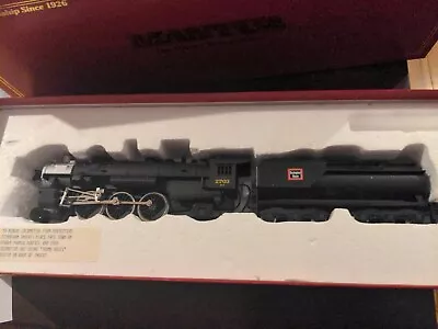 HO Scale Mantua 349-520.PRR 4-6-2 LT PACIFIC WITH BURLINGTON ROUTE TENDER READ!! • $150