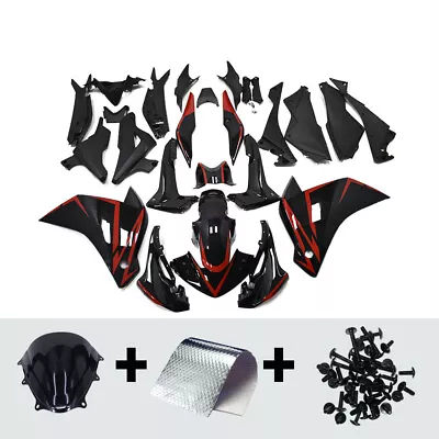 ABS Plastic Bodywork For Honda 2011 2012 2013 2014 CBR250R Red Black Fairings  • $364.95