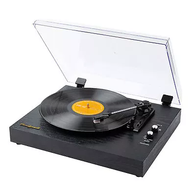 Vinyl Records  Turntable Retro Record Player Built-in Speakers H8B5 • $139.99