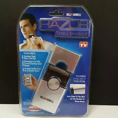 Bell + Howell Razor Thin Shaver Flexible Micro Thin Foil Set Of One Or Two • $33