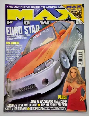 Retro Max Power Magazine Sept 2000 570bhp Supra RS Turbo Renault 5 172mph Cossie • £13.95