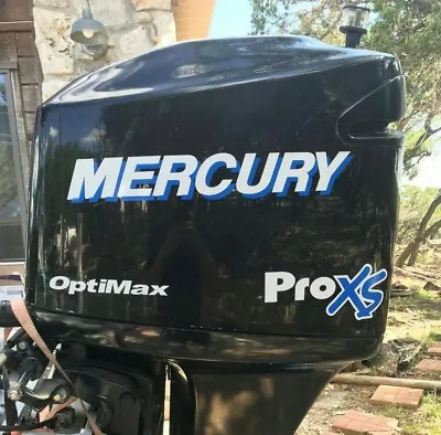 Mercury Optimax Pro Xs  Decals Pro XS Custom Stickers  Marine Vinyl  Free Ship • $74.99