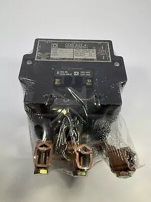 8536sf01s Square D 3pole 135a 600v Size 4 Coil 220/240 Contactor • $799