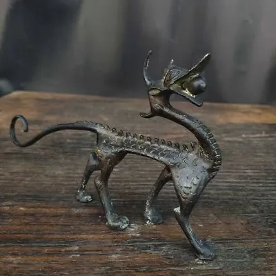 Vintage Chinese Brass Dragon Statue • $3.25