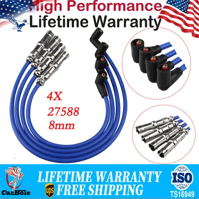 $20.60 • Buy Spark Plug Wire For Volkswagen VW Beetle Bora Golf GTI Jetta Cable Ignition 2.0L