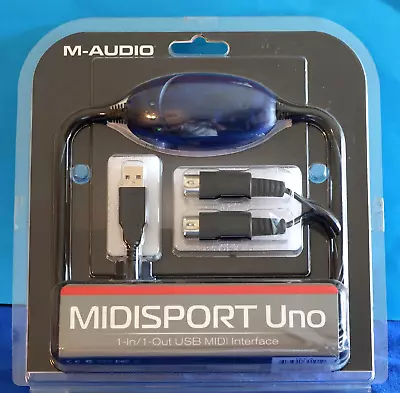M-Audio MIDIsport Uno MIDI To USB Interface NEW • $24.99