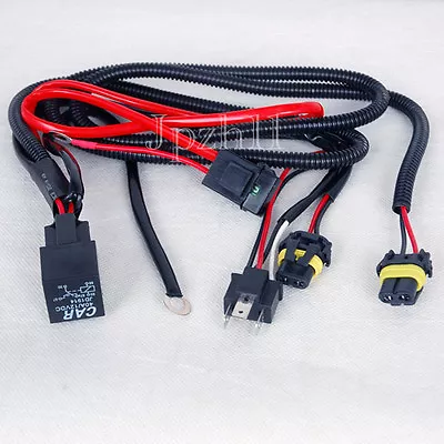 $5.12 • Buy Car HID Xenon Light H4-1 H4-2 Bulbs Relay Fuse Cable Wire Harness Vehicle J01